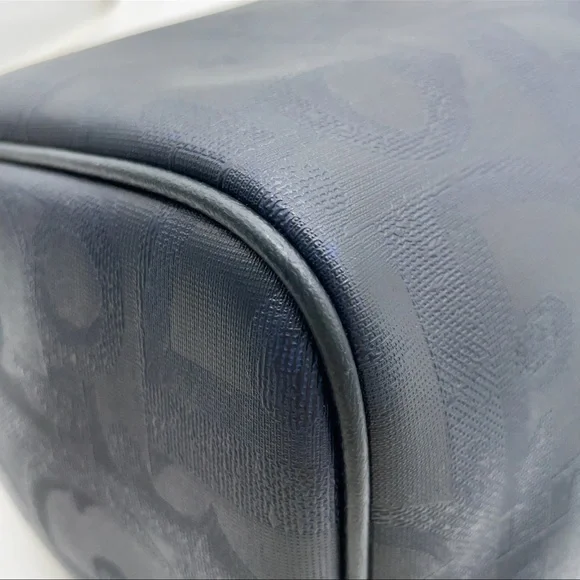 Christian Dior Trotter PVC Leather Navy Boston Bag - Picture 8 of 16